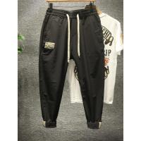 新款Hi 日系垂感宽松纯色锥形裤男青年宽松小脚九分裤微哈伦裤