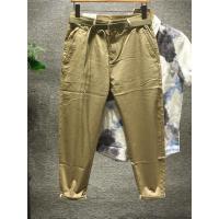 新款Hi 日系复古小众柔滑感宽松九分裤休闲裤男青年时尚潮流锥形裤