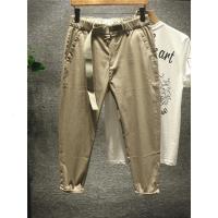 新款Hi 气质高品chic休闲裤男士潮流百搭舒适柔软长裤微锥形裤