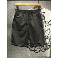 新款Hi 泫雅黑色侧边字母印花休闲短裤男士垂感柔顺宽松百搭五分裤