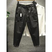 新款hi 舒适轻薄韩版修身小脚顺滑时尚男士九分休闲裤潮流腰带百搭