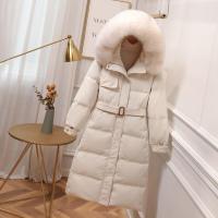 新款冬季大毛领羽绒服2020年新款女中长款过膝长款修身派克服时尚外套