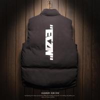 新款秋冬新款男士马甲韩版无袖坎肩棉背心男装外套上衣服帅气潮流马夹