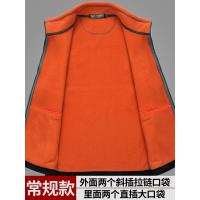 新款马甲男士秋冬季抓绒无袖摇粒绒背心户外运动抓绒衣马夹坎肩外套男