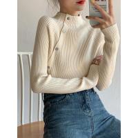 新款加厚半高领毛衣女2020年秋冬新款外穿内搭修身百搭针织打底衫上衣