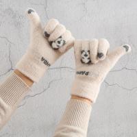 新款手套冬天女ins可爱加绒保暖防寒触屏软妹骑车学生五指骑行秋冬季