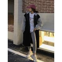 新款风衣2020新款中长款大衣流行外套女秋冬季百搭加厚小个子棉服