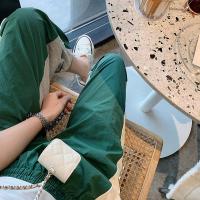 新款2021夏季新款小个子高腰运动裤子女宽松显瘦百搭束脚哈伦裤