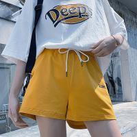 新款2021运动裤女三分裤夏季短裤跑步休闲裤运动裤子女装刺绣沙滩裤潮