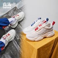 森马运动鞋新款女鞋春夏季透气韩版百搭厚底轻便显瘦老爹鞋跑步鞋
