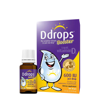 Ddrops baby 维生素D3滴剂1岁以上幼儿童维生素D滴剂 600IU D-DROP100滴 1盒装