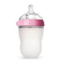 COMOTOMO 可么多么奶瓶 宽口径防胀气 硅胶奶瓶 单只装 粉色250ml