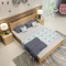 卡米蒂 简约现代卧室床经济型实木床双人床1.5 1.8米单人床1.2现代简约松木家具床 卧室家具