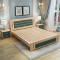 卡米蒂 双人床 现代简约主卧全实木床1.5m米经济型1.2米单人床松木床