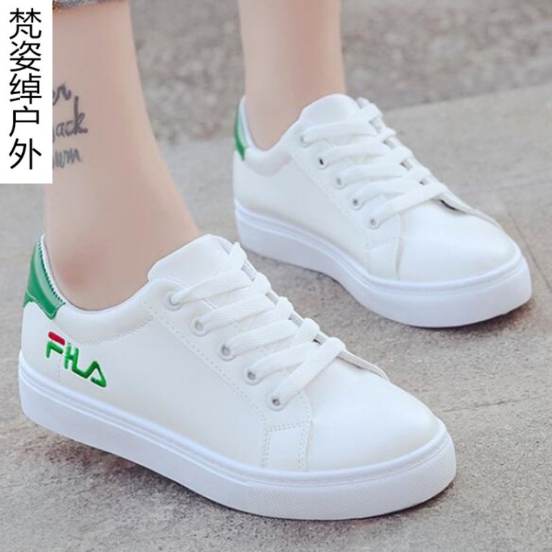 小白鞋女2017新款百搭秋季板鞋韩版学生平底帆布鞋时尚街拍女潮鞋