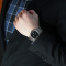 天梭(TISSOT)手表 海星系列全自动机械男表 时尚商务休闲钢带黑面防水手表 商务休闲正装男士手表