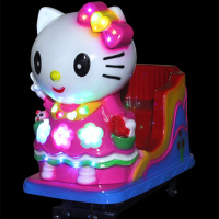 古达儿童摇摇车投币车摇摆机电动游乐场超市室内室外商用 小号凯蒂猫