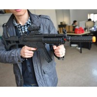 玩具枪3-6岁男孩电动声光道具冲锋枪仿真狙击枪儿童玩具手枪 酷炫M4普通版