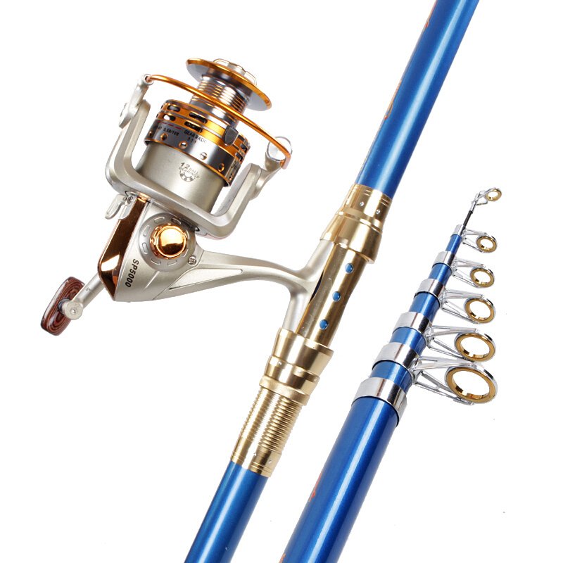 海杆鱼竿套装远投海竿抛竿海钓甩杆钓鱼杆2.1-3.6米