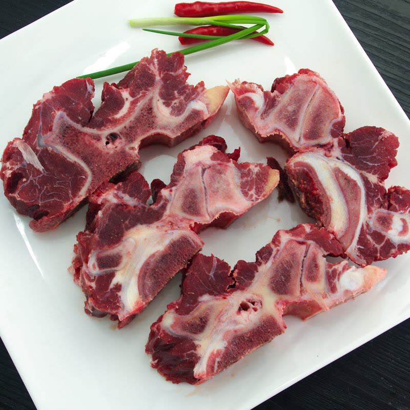 牛脊骨 1kg 生鲜牛骨头牛蝎子带肉骨头炖汤火锅食材牛骨 新鲜牛肉 YFZ图片