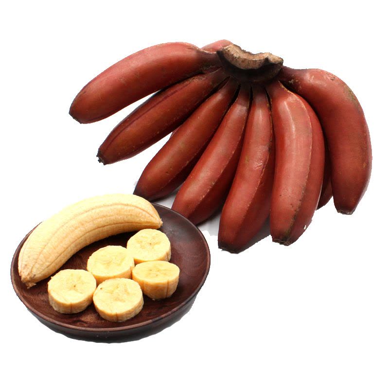 博多客 红皮香蕉 5斤 美人蕉 新鲜水果 非芭蕉小米蕉banana 土楼图片