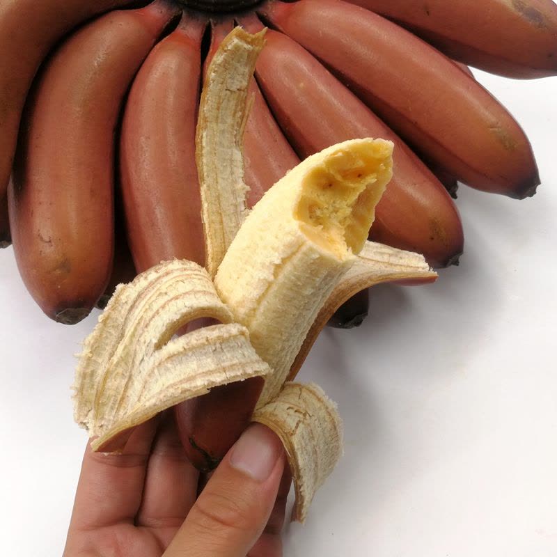博多客 红皮香蕉 5斤 美人蕉 新鲜水果 非芭蕉小米蕉banana 土楼图片