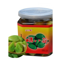 博多客腊八蒜金乡大蒜 400g 紫皮腊八蒜翡翠绿蒜糖醋蒜头泡蒜腌大蒜生鲜新鲜