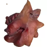 腊巴500g一份腊猪头干肉猪头皮猪脸肉猪鼻非烟熏腊肉
