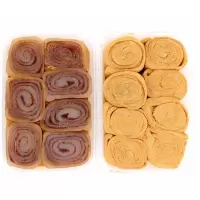 豆面卷 驴打滚东北特产老式零食特色美食休闲打糕小吃 500g*1盒豆沙豆面卷
