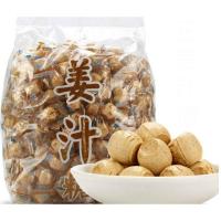 美香美甜姜糖芝麻姜汁糖 特产老姜糖生姜糖片糖果喜糖 原味1斤送红糖味1斤