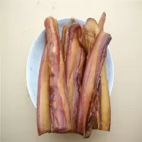柴火烟熏土猪烟熏肉老腊肉偏肥五花肉腊肉腌肉 2斤