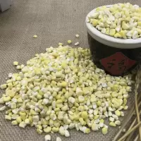 纯东北小碴子大碴子玉米碴子芸豆杂粮 粘碴子4斤芸豆一斤
