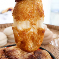 纯糯米糍粑年糕糯米粑粑 农家自制驴打滚糕点 红糖+豆面 5斤