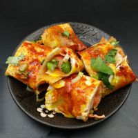 烤冷面家庭装20片家用商用面片真空包装袋装特产正宗 烤冷面4袋(无)