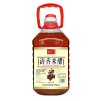 5斤白醋洗脸泡脚足浴清水垢凉拌醋洗菜洗水果泡柠檬 升级版包装 米醋5斤/1桶