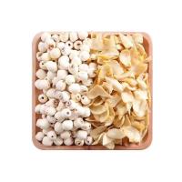 龙山百合干 新鲜食用百合干莲子干货特产 煲汤 莲子250g+百合干250g