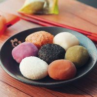 8口味麻薯爆浆干汤圆糯米糍粑草饼手工糕点 买1斤送1斤(发2斤装) 8口味混装汤圆麻薯