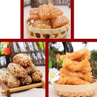 爆浆蜜三刀果子特产零食小吃传统糕点多规格 [蜜三刀+密麻条+密翻花] 5斤老味道