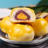  海鸭蛋蛋黄酥红豆味麻薯糕点面包零食早餐送礼休闲小吃 12枚简装(660g)