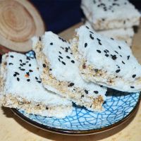 桂花糕传统手工糕点 蒸糕美食年货 红糖糕芝麻糕糯米糕 2芝麻+桂花[750g]