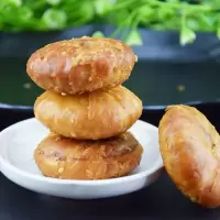 正宗烧饼零食早午餐食品梅干菜酥饼干糕点小吃 甜味 450克[含3袋]