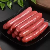 热狗肠50根1.9kg台湾风味香肠批发火山石烤肠手抓饼火腿 精品烤肠50根
