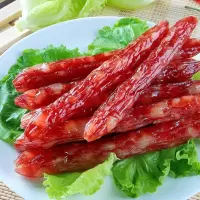 四川味麻辣香肠批发腊肠腊肉正宗重庆川味农家柴火烟熏辣肠烤肠 广味甜肠(肥瘦适中) 500g(1斤)