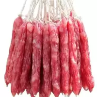 广式广味手工腊肠四川味香肠烤肠风干咸甜肠特产烤肠零售整箱批发 手工腊肠(带绳) 5斤[真空包装]