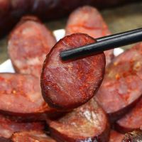 正宗农家自制麻辣香肠风味纯正肉腊肠烟熏腊肉肠 试吃装[麻辣香肠半斤]