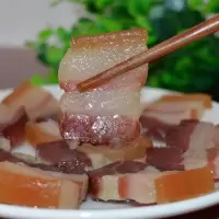 腊肉五花肉江西土特产干货土猪肉腊烟熏腊味咸肉批发风干排骨腊肠 1斤偏肥腊肉[风干]