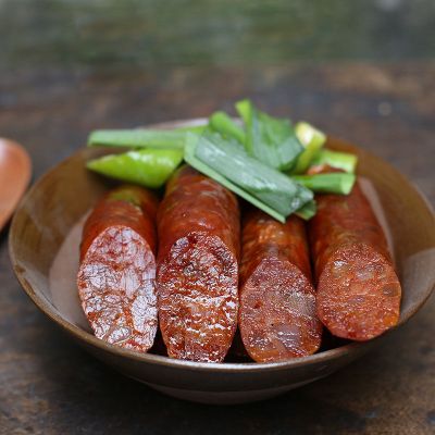 川味麻辣香肠腊肠烟熏农家自制腊肉香肠烤肠 麻辣味普级 500g