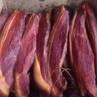 正宗四川特产五花土猪后腿腊肉500g农家猪肉柴火烟熏咸肉 四川后腿腊肉[超级瘦肥肉少] 2斤