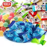 强劲薄荷糖清凉硬糖休闲爽口商务非 散装招待糖果批发 小样酸q糖500g+强劲500g
