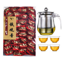 铁观音茶叶新茶浓香型乌龙 铁观音250克[送1壶4杯] 拉链袋装